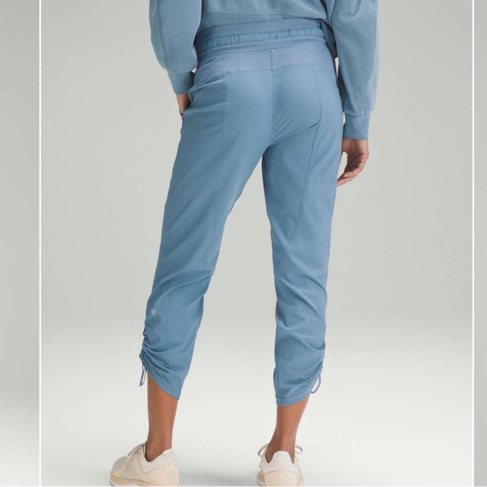 Lululemon Utility Blue Dance Studio Mid Rise Cropped Pants - Picture 5 of 10